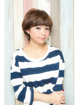 キュートなマッシュショート