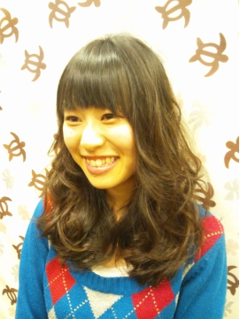 Aラインふんわりロング