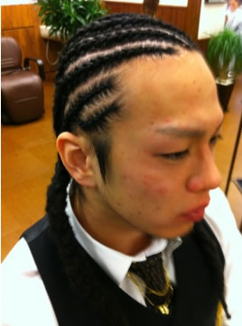 もういっちょコーンロウ！！！