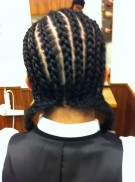 もういっちょコーンロウ！！！